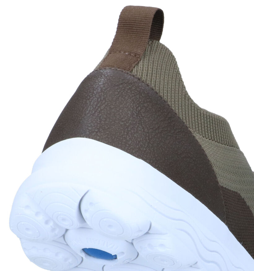 Geox Spherica Kaki Sneakers voor heren (326715) - geschikt voor steunzolen