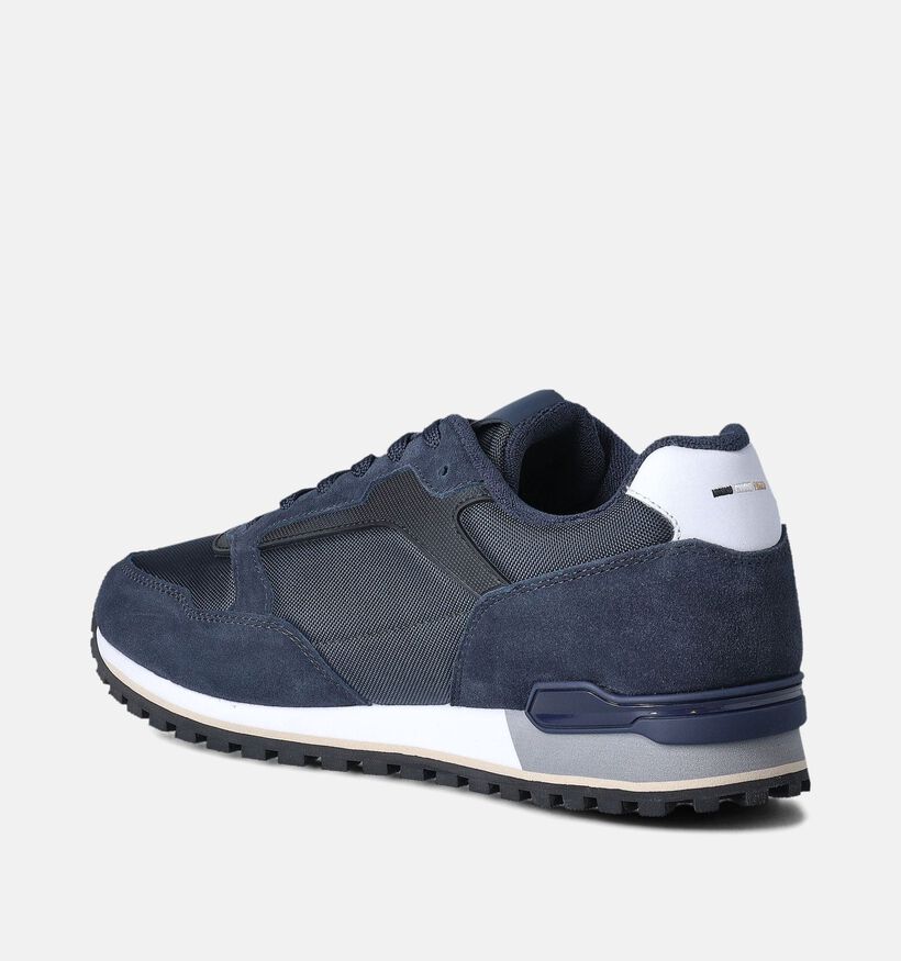 BOSS Parkour-L Runn Blauwe Veterschoenen voor heren (352401) - geschikt voor steunzolen