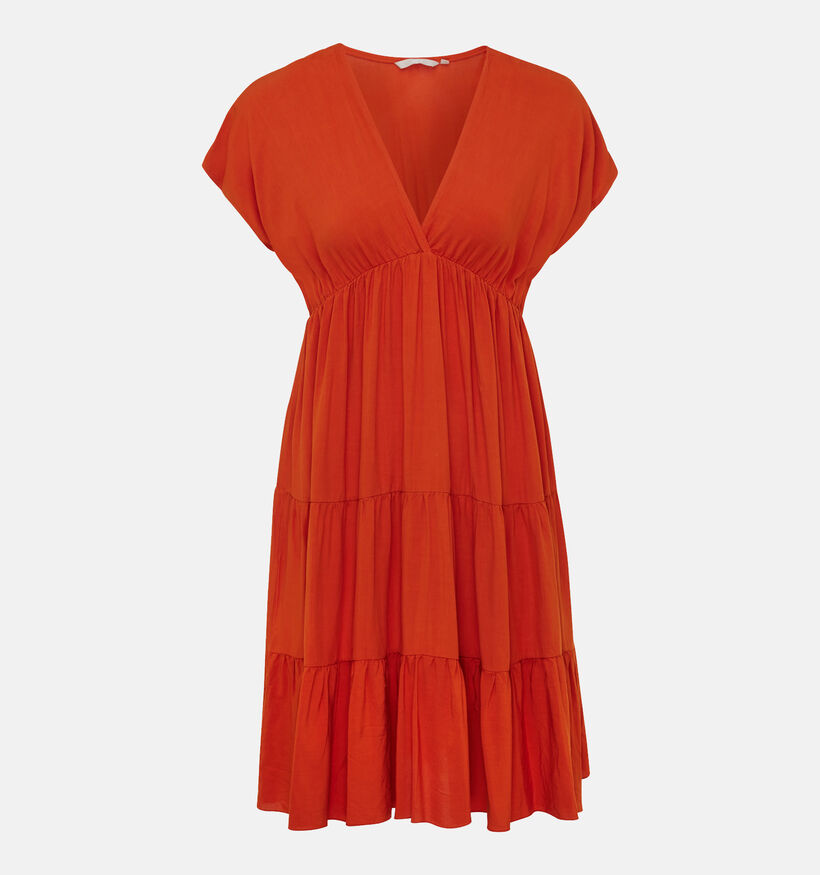 Mexx Flared Oranje Jurk (324113)