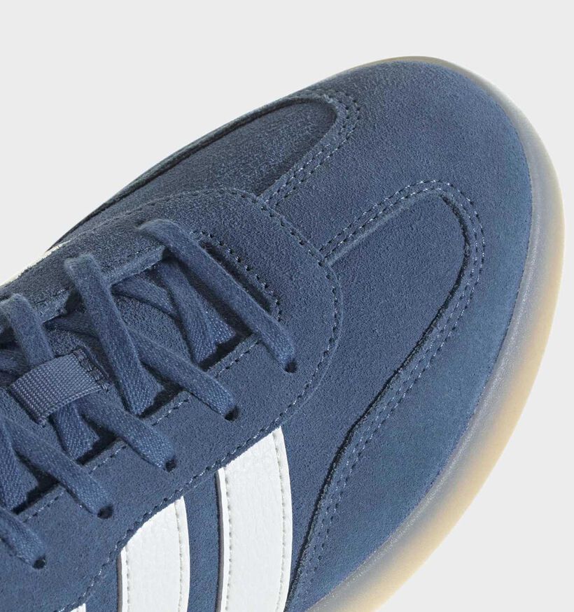 adidas Barreda Decode lux Baskets basses en Bleu pour hommes (372951) - pour semelles orthop&eacute;diques