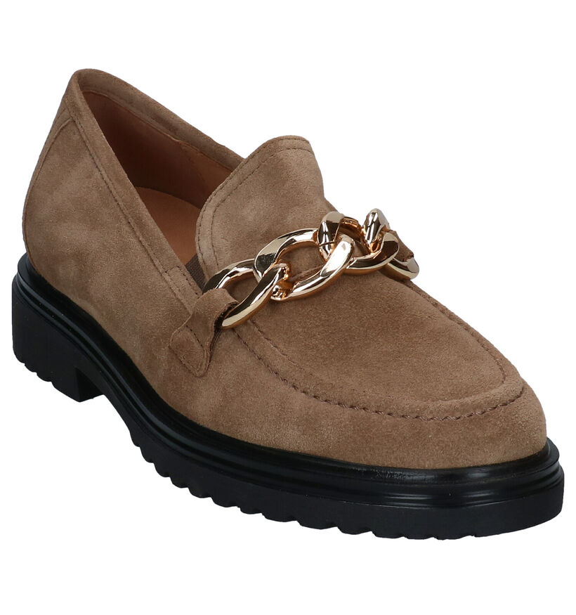 Gabor OptiFit Bruine Mocassins in daim (297234)