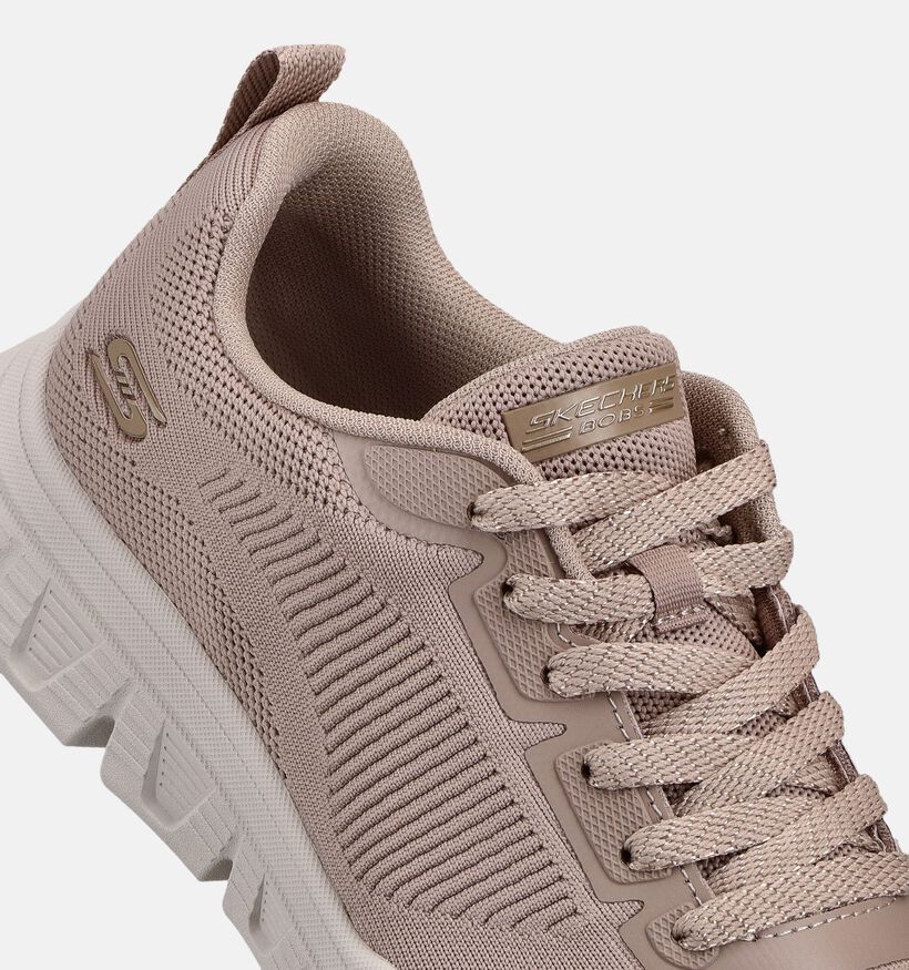 Skechers Bobs Taupe Sneakers voor dames (367456) - geschikt voor steunzolen