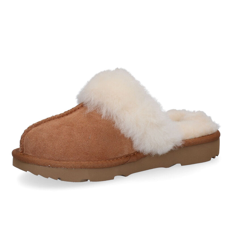 UGG Cozy II Pantoufles en Cognac en daim (294863)