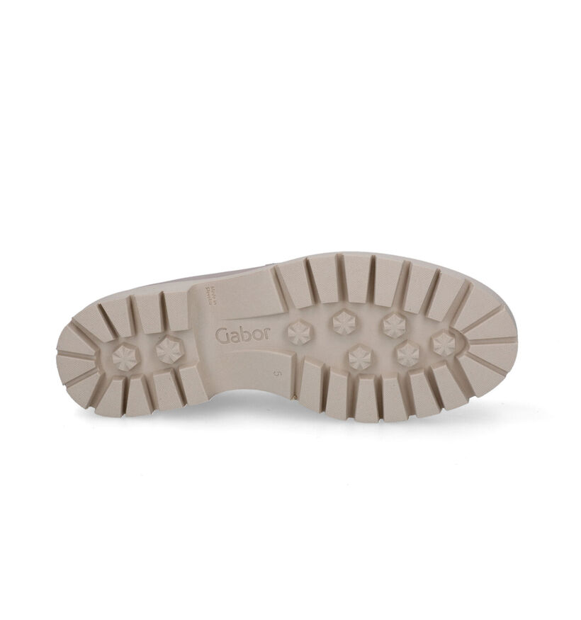Gabor OptFit Mocassins en Beige pour femmes (315243) - pour semelles orthopédiques