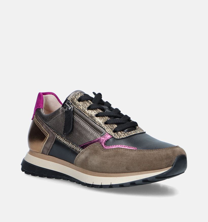 Gabor OptiFit Kaki Sneakers voor dames (344771) - geschikt voor steunzolen