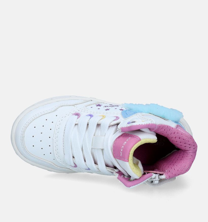 Geox Skylin Baskets avec des lumières en Noir pour filles (329951) - pour semelles orthopédiques
