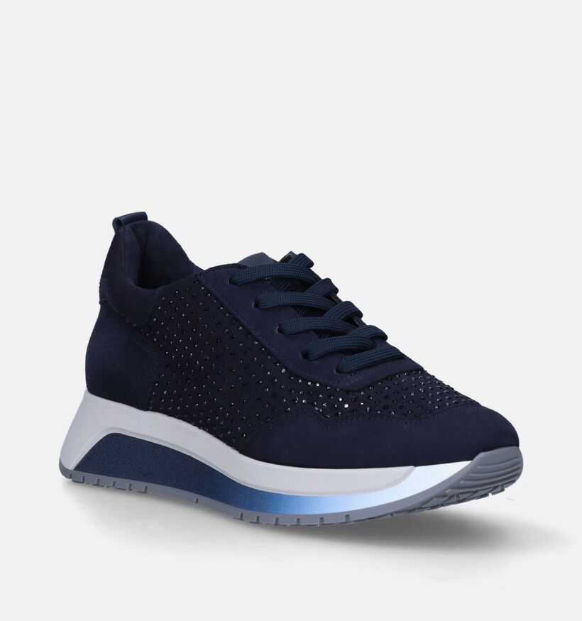 Softwaves Baskets casual en Bleu foncé pour femmes (347386) - pour semelles orthopédiques