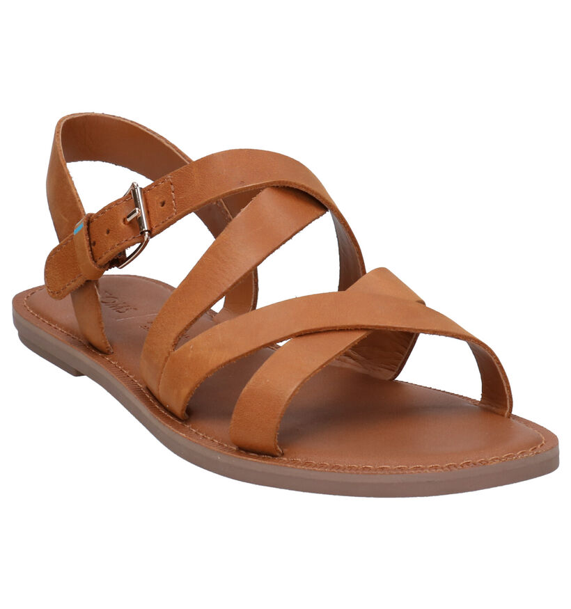 Toms Sicily Cognac Sandalen in leer (288341)