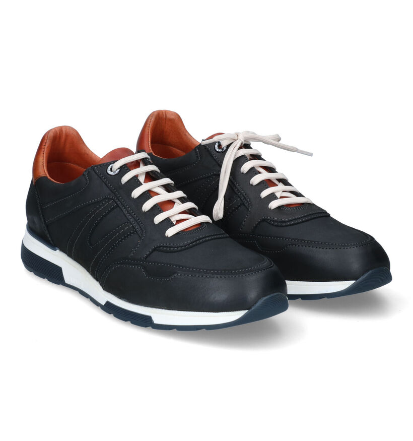 Van Lier Chaussures à lacets en Gris foncé pour hommes (316604) - pour semelles orthopédiques