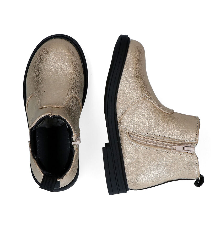 Milo & Mila Gouden Chelsea Boots voor meisjes (297193)