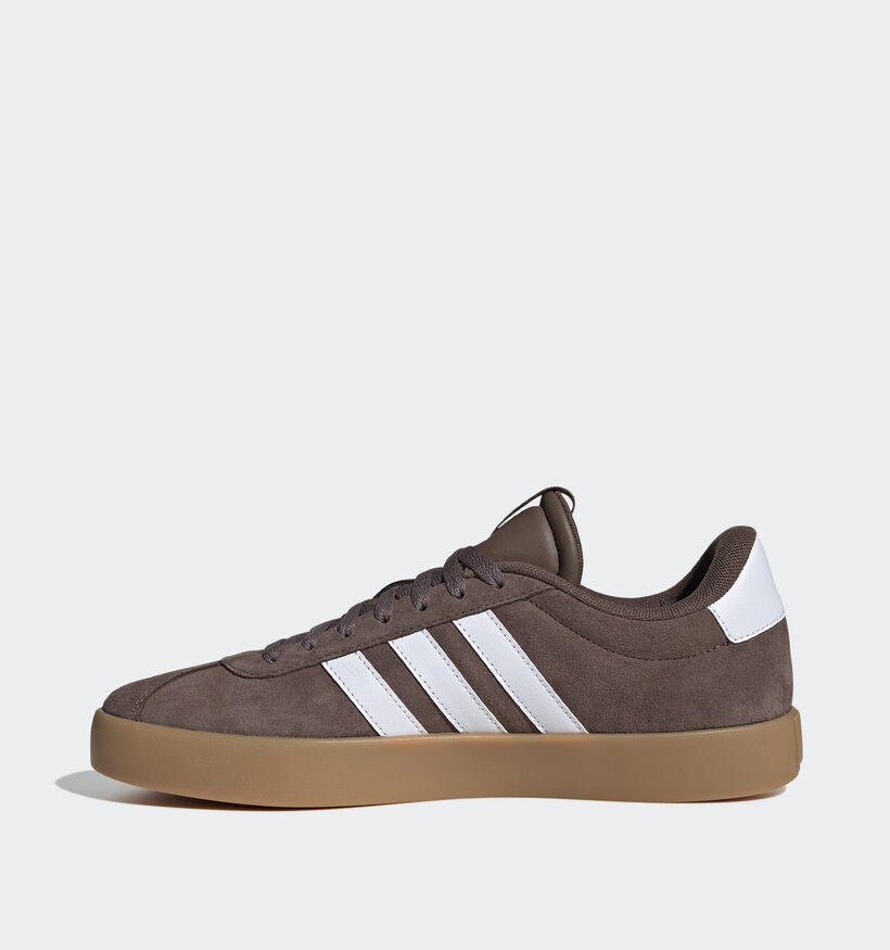 adidas VL Court Baskets basses en Marron pour hommes (357271) - pour semelles orthopédiques