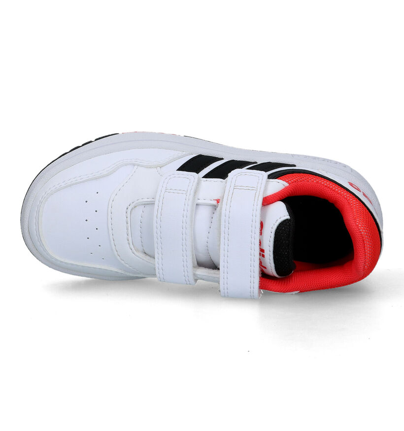 adidas Hoops 3.0 CF Witte Sneakers voor jongens, meisjes (334830)