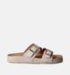 Tamaris Nu-pieds plates en Beige pour femmes (356932)