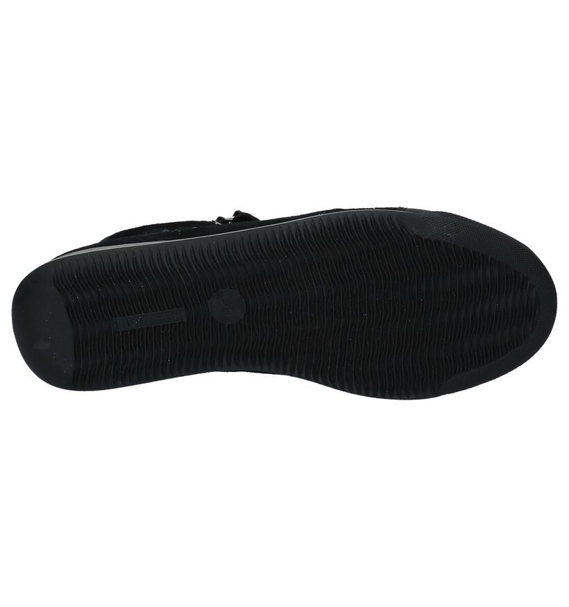 Ara Bottillons plates en Noir en daim (232418)