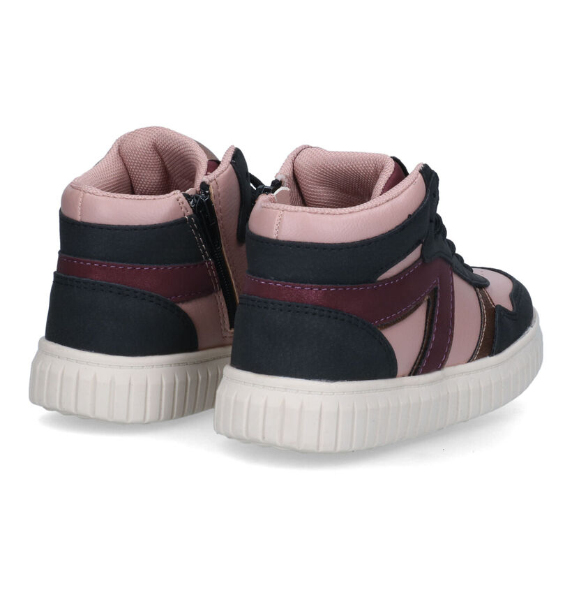 Milo & Mila Baskets montantes en Rose pour filles (313327)