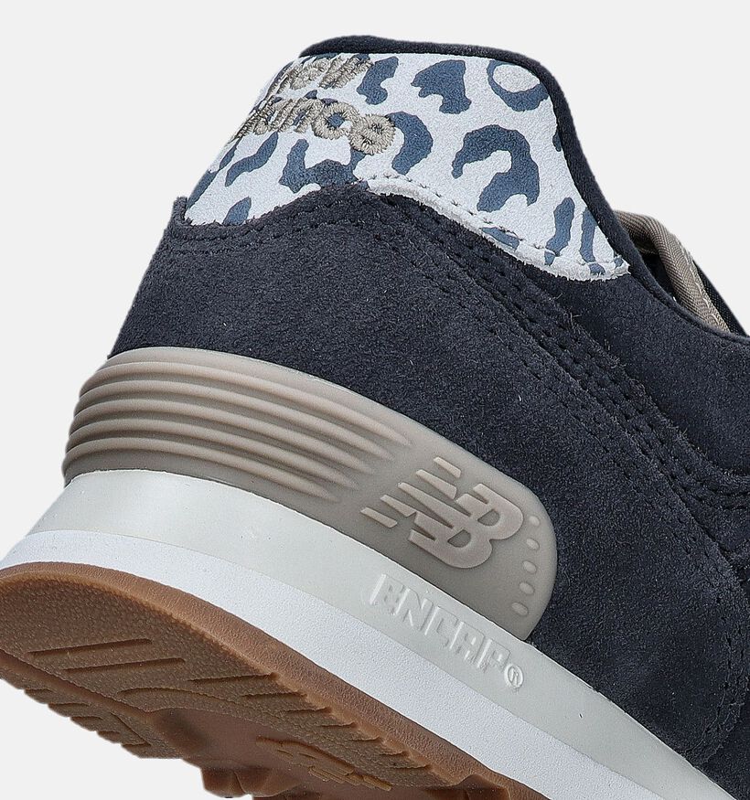 New Balance WL 574 Baskets en Gris pour femmes (349405) - pour semelles orthopédiques