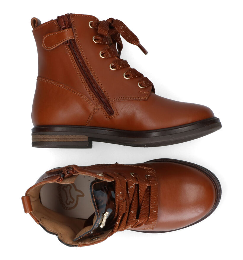 STONES and BONES Etami Bottines en Cognac pour filles (295038) - pour semelles orthopédiques