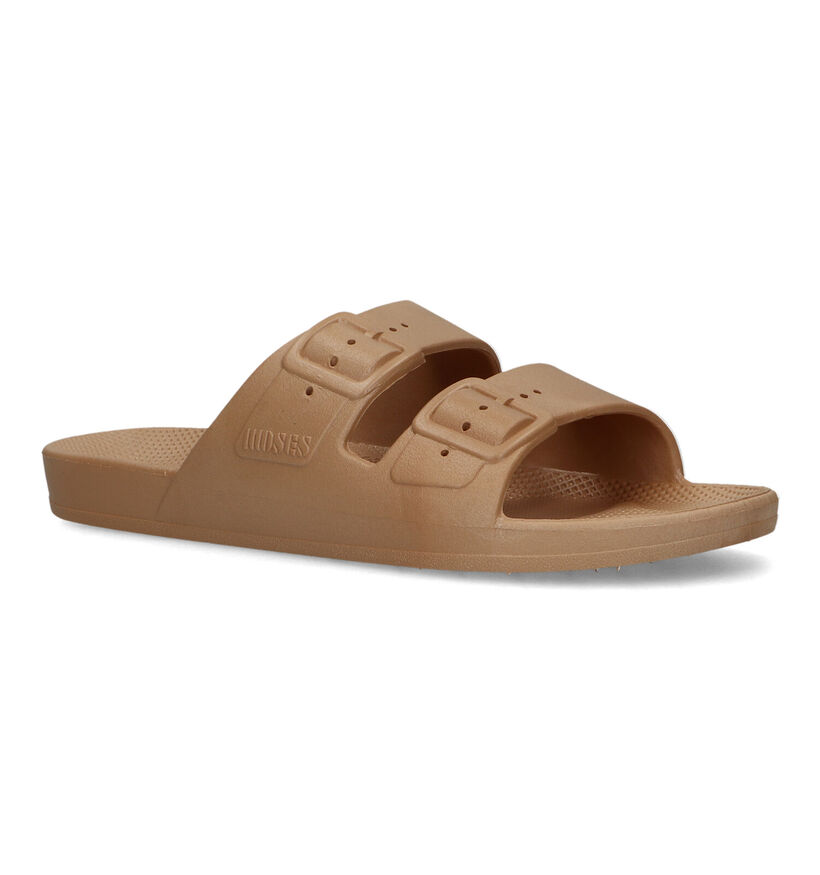Freedom Moses Basic Nu-pieds en Vert Kaki pour femmes (340276)