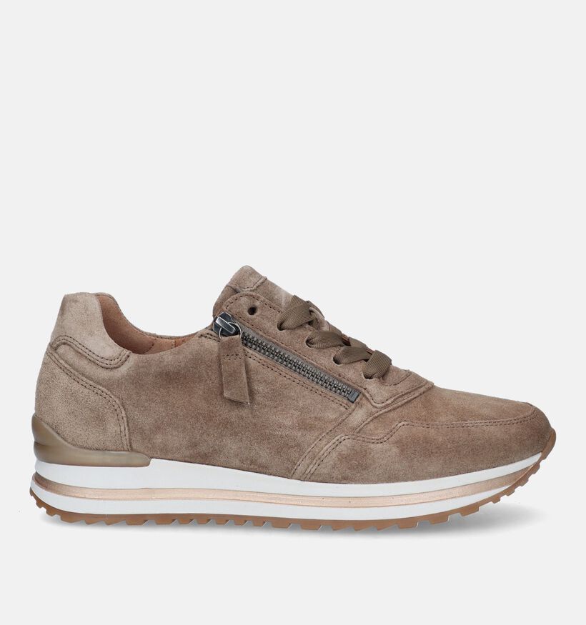 Gabor OptiFit Groene Sneakers voor dames (331148) - geschikt voor steunzolen