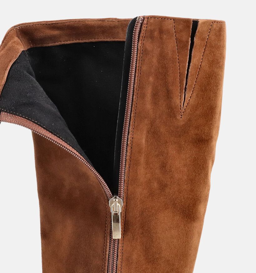 Laurent David Bottes hautes en Marron pour femmes (381277)
