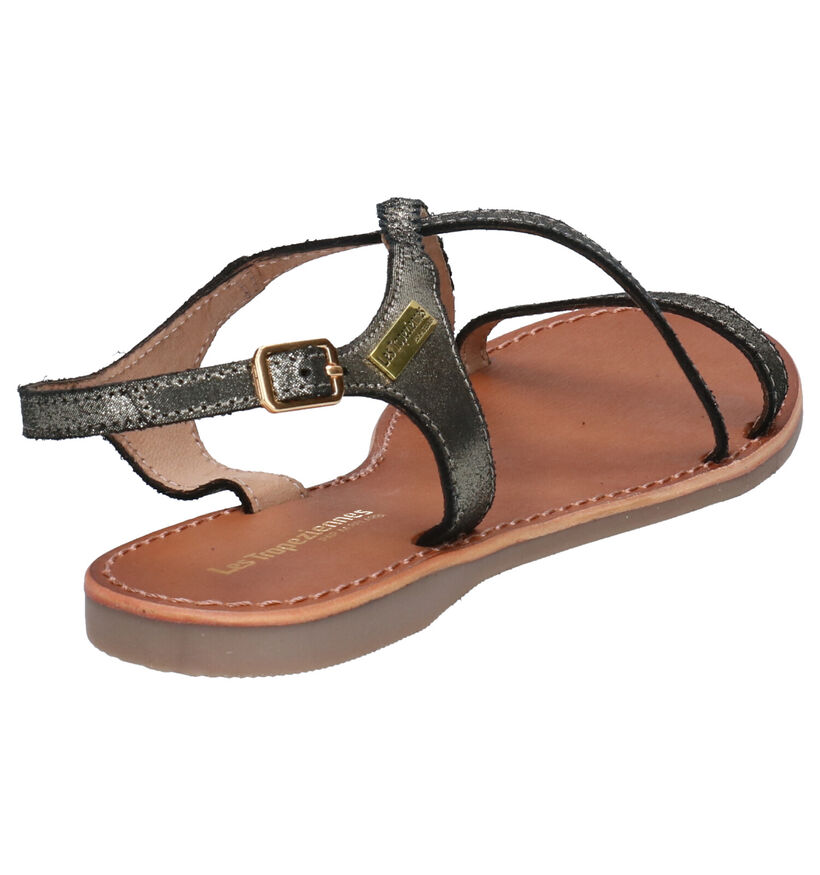 Les Tropeziennes Hanano Bronzen Sandalen in leer (274934)