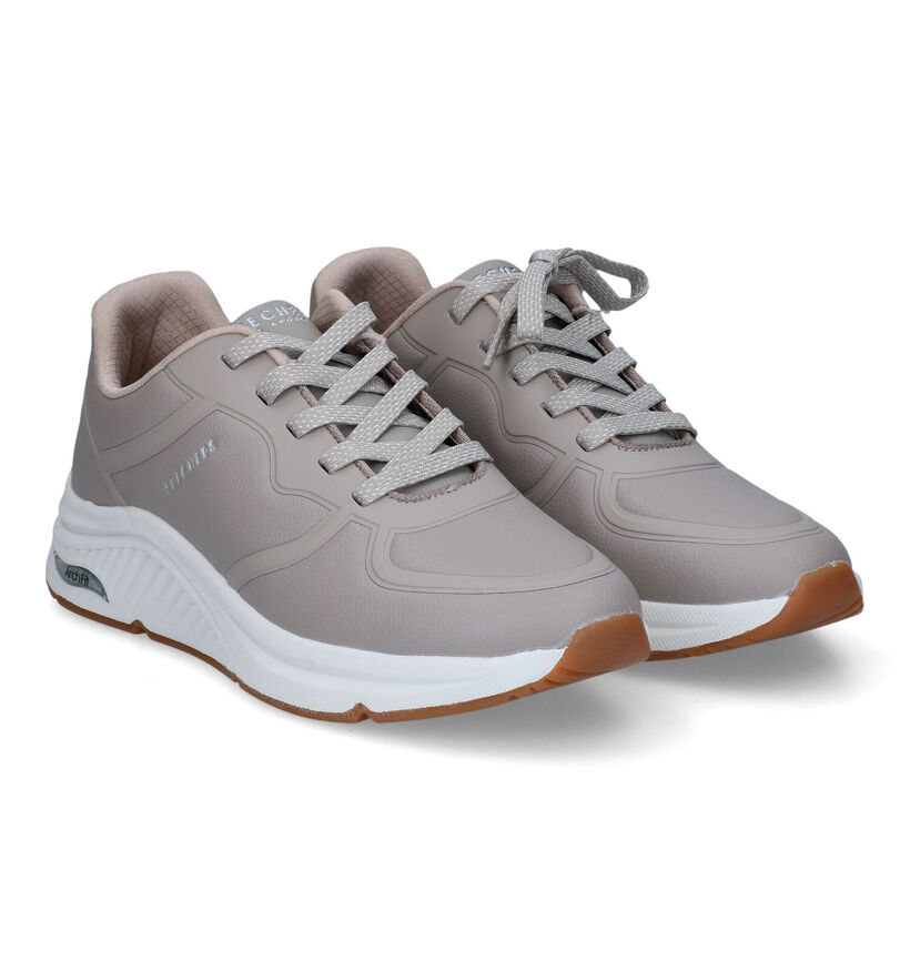 Skechers Arch Fit Taupe Sneakers voor dames (318167) - geschikt voor steunzolen