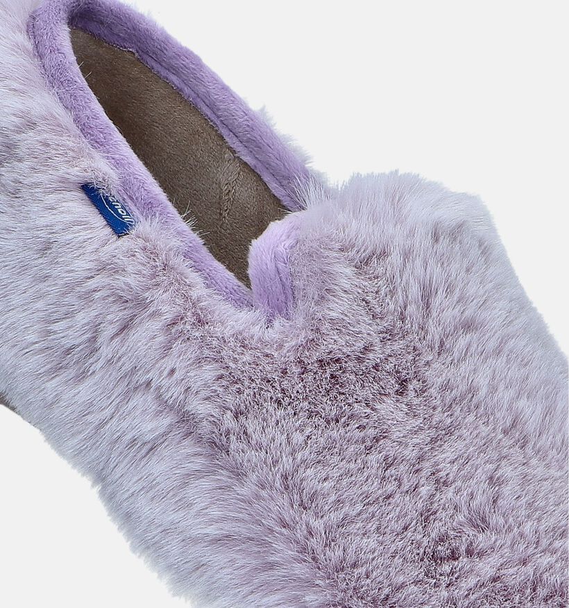 Scholl Maddy Paarse Pantoffels voor dames (348856) - geschikt voor steunzolen