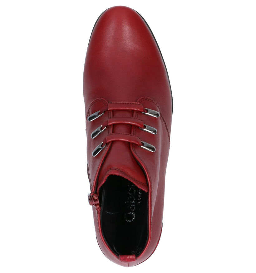 Gabor Bottillons en Rouge en cuir (260506)