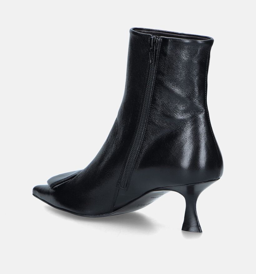 Zinda Bottillons avec talon en Noir pour femmes (348497)