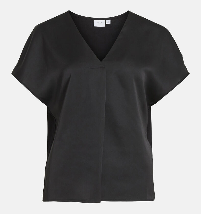 Vila Ellette Beige Satijnen blouse voor dames (344280)