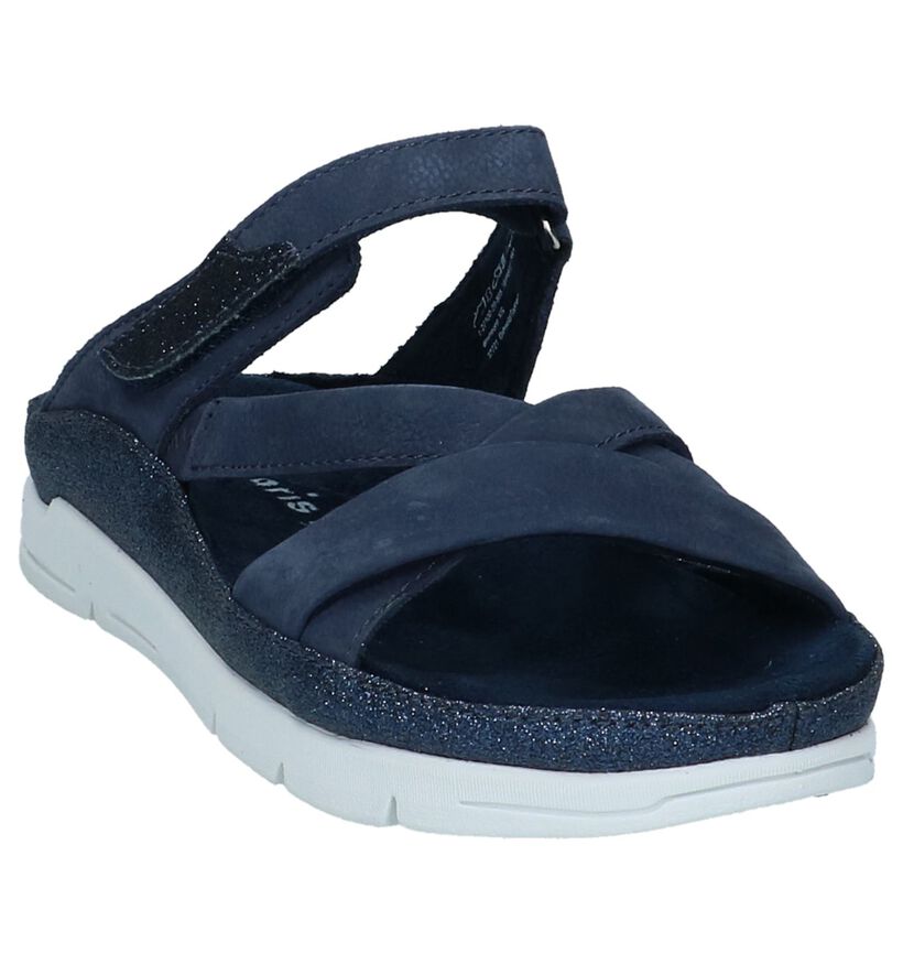 Tamaris Donkerblauwe Slippers, , pdp