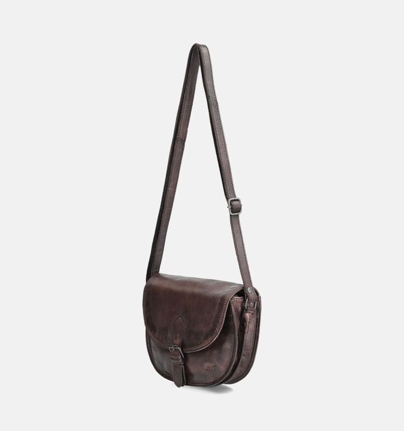 Bear Design Donkerbruine Crossbodytas voor dames (382109)