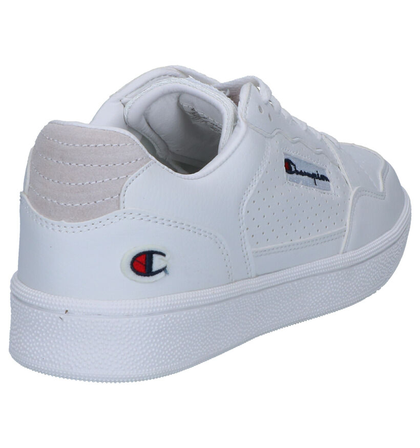 Champion Cleveland Witte Sneakers in kunstleer (253519)