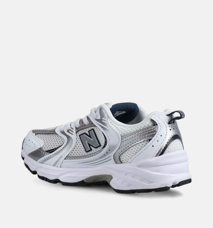 New Balance 530 Baskets en Blanc pour filles (375129) - pour semelles orthop&eacute;diques