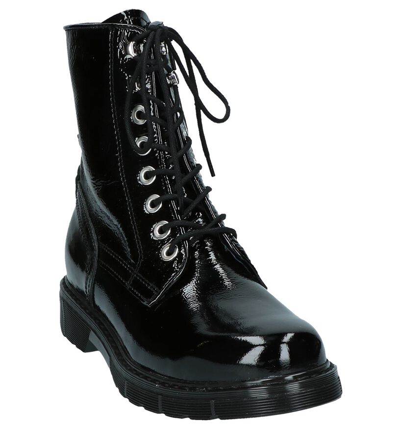 Poelman Chaussures à fermeture à glissière et lacets  (Noir), , pdp