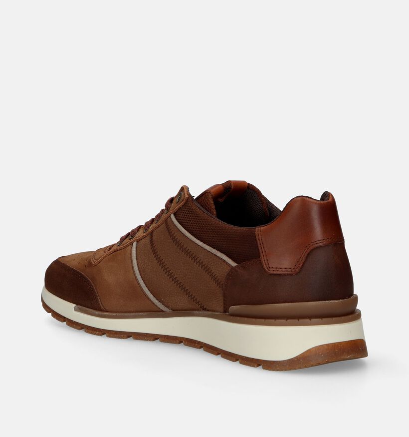 Bullboxer Cognac Veterschoenen voor heren (338837) - geschikt voor steunzolen