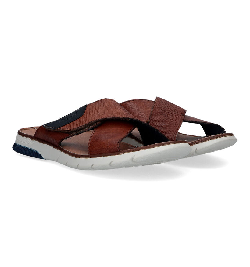 Rieker Cognac Slippers voor heren (323634)