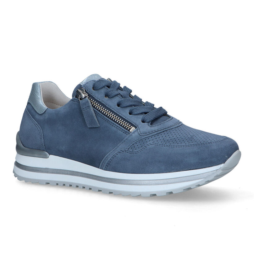 Gabor OptiFit Blauwe Sneakers voor dames (323172) - geschikt voor steunzolen