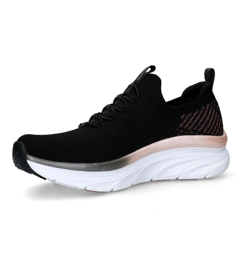 Skechers D'Lux Walker Baskets en Noir pour femmes (319361)