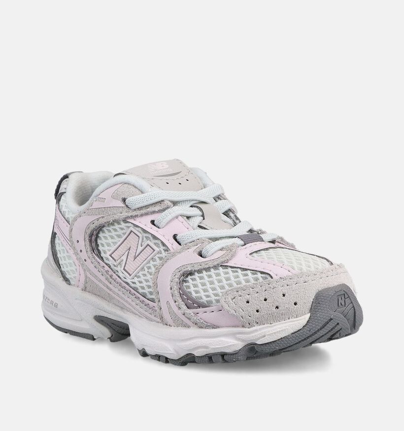 New Balance Baskets basses en Rose pour filles (366201) - pour semelles orthop&eacute;diques
