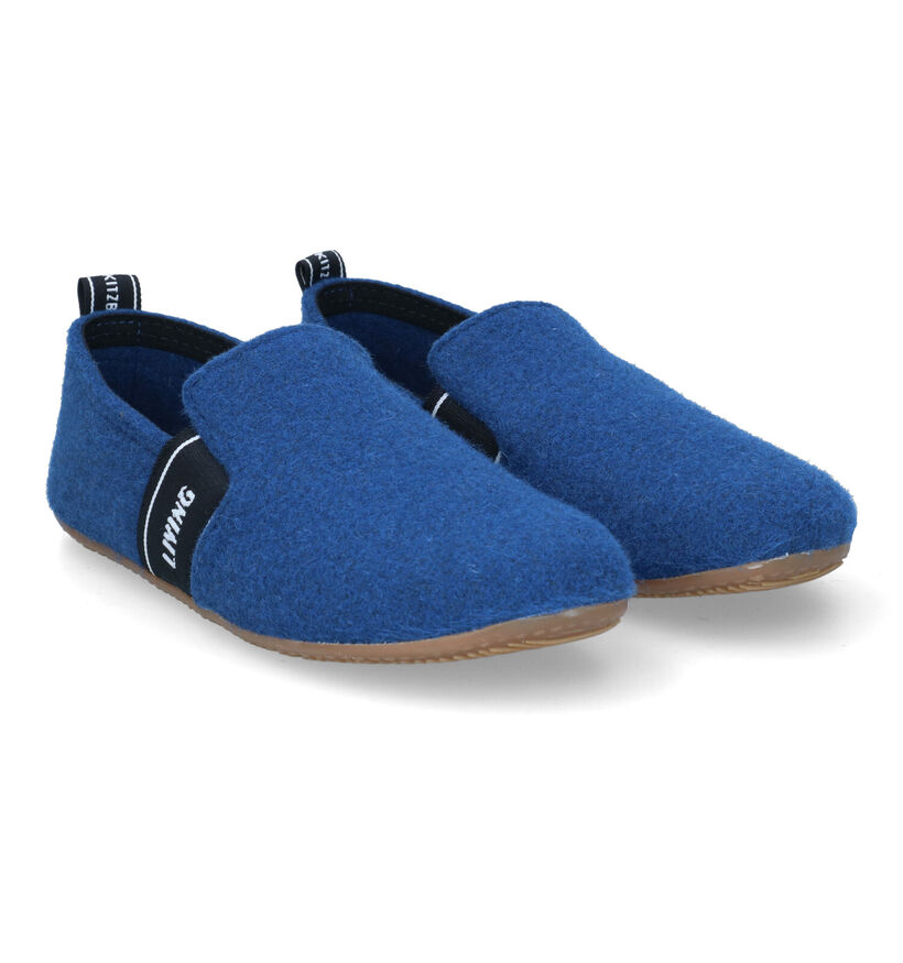Living Kitzbühel Blauwe Pantoffels voor jongens (317021)