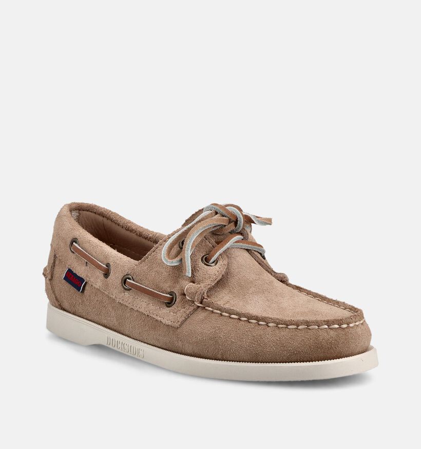 Sebago Portland Flesh Out Bruine Bootschoenen voor dames (370233)