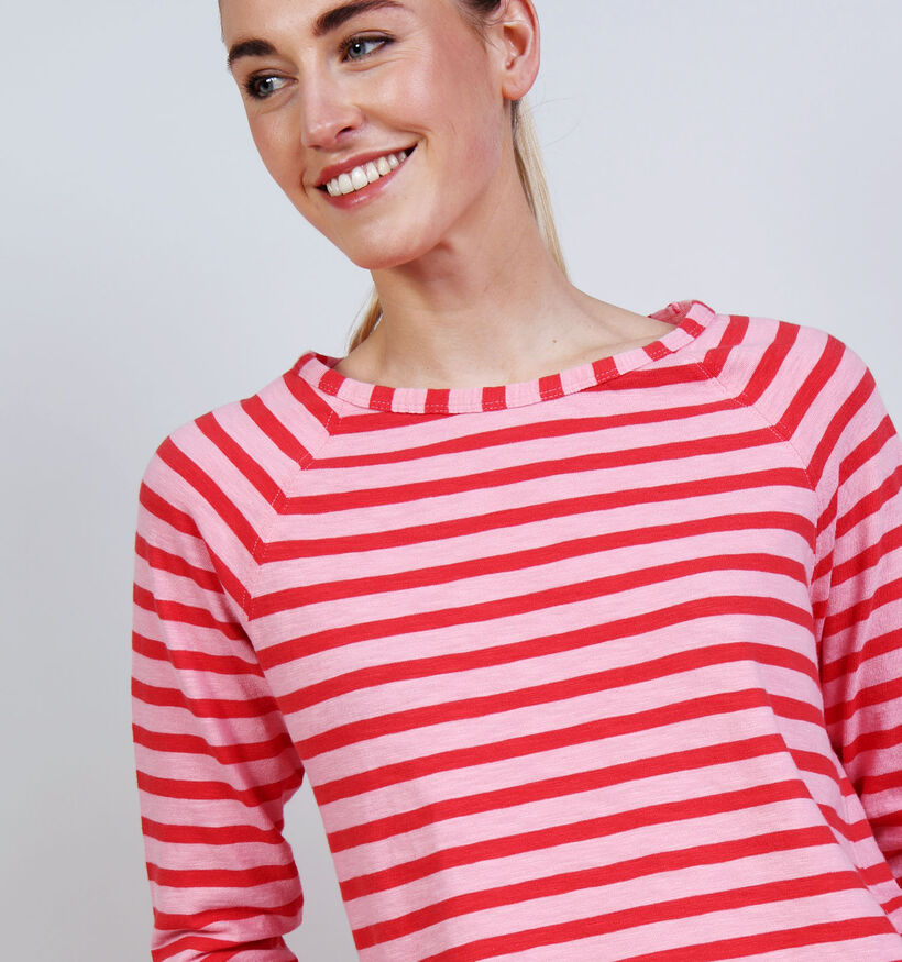 The Shirt Project Roze/Rode T-shirt met Lange Mouwen voor dames (374343)