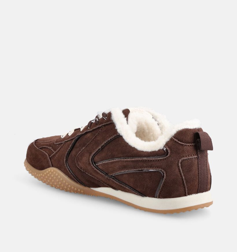 Laurent David Donkerbruine Sneakers voor dames (380979) - geschikt voor steunzolen