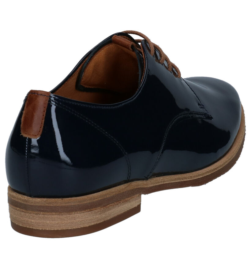 Gabor Chaussures à Lacets en Bleu en simili cuir (271682)