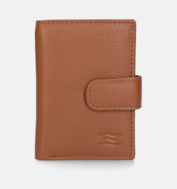 Crinkles Portemonnees Zwart/Bruin