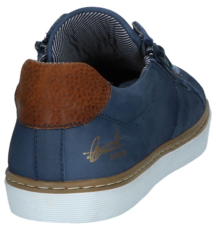 Blauwe Schoenen met Rits & Veters Bullboxer, , pdp