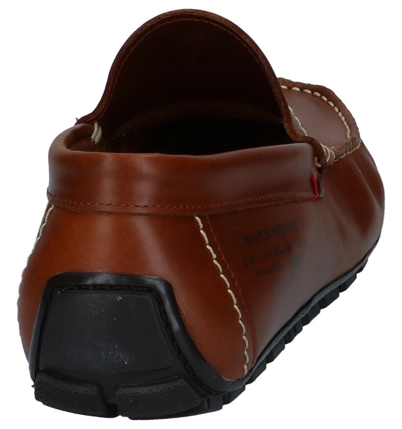 River Woods Mocassins en Cognac en cuir (246721)