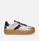 Tamaris Gouden Platform sneakers voor dames (348893) - geschikt voor steunzolen