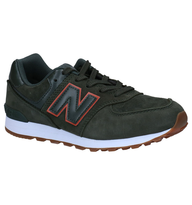 New Balance GC574 Blauwe Sneakers in daim (276823)